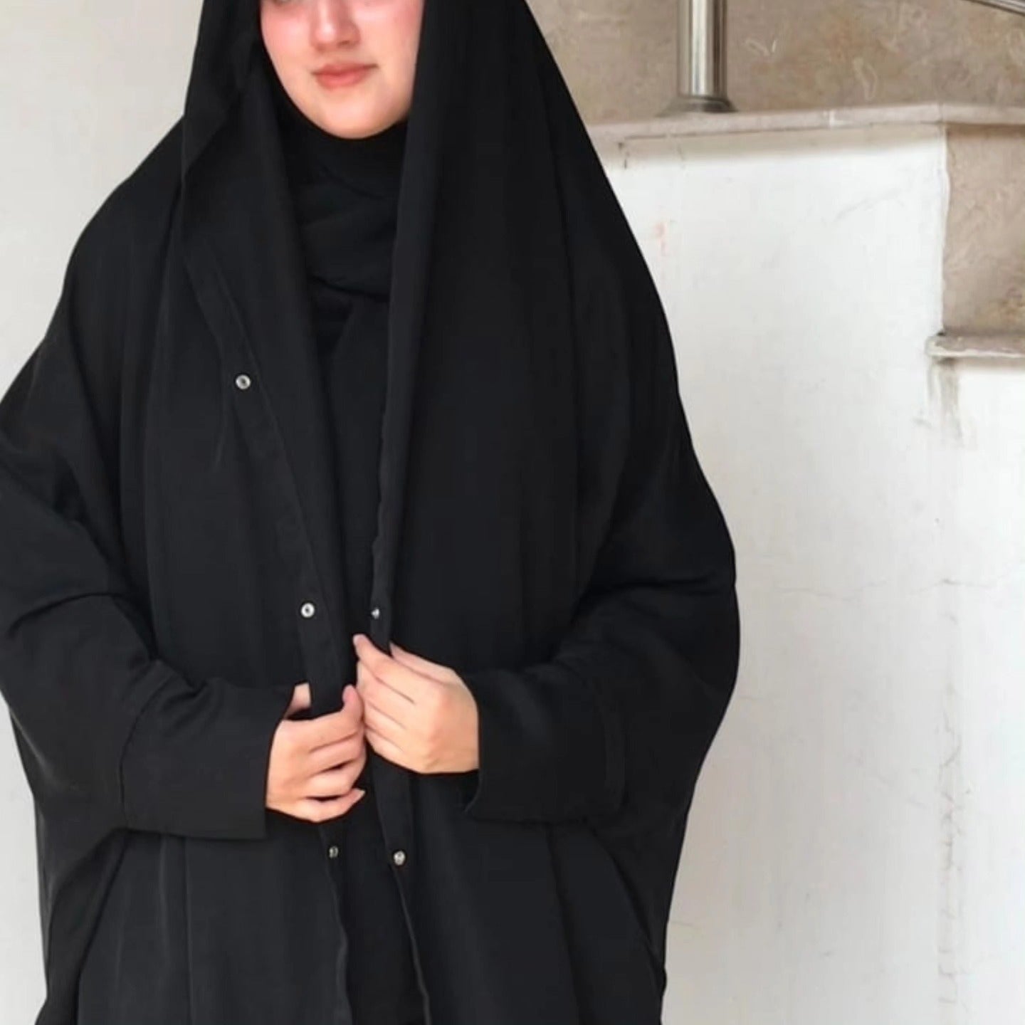 Irani Front Open Chadar Abaya