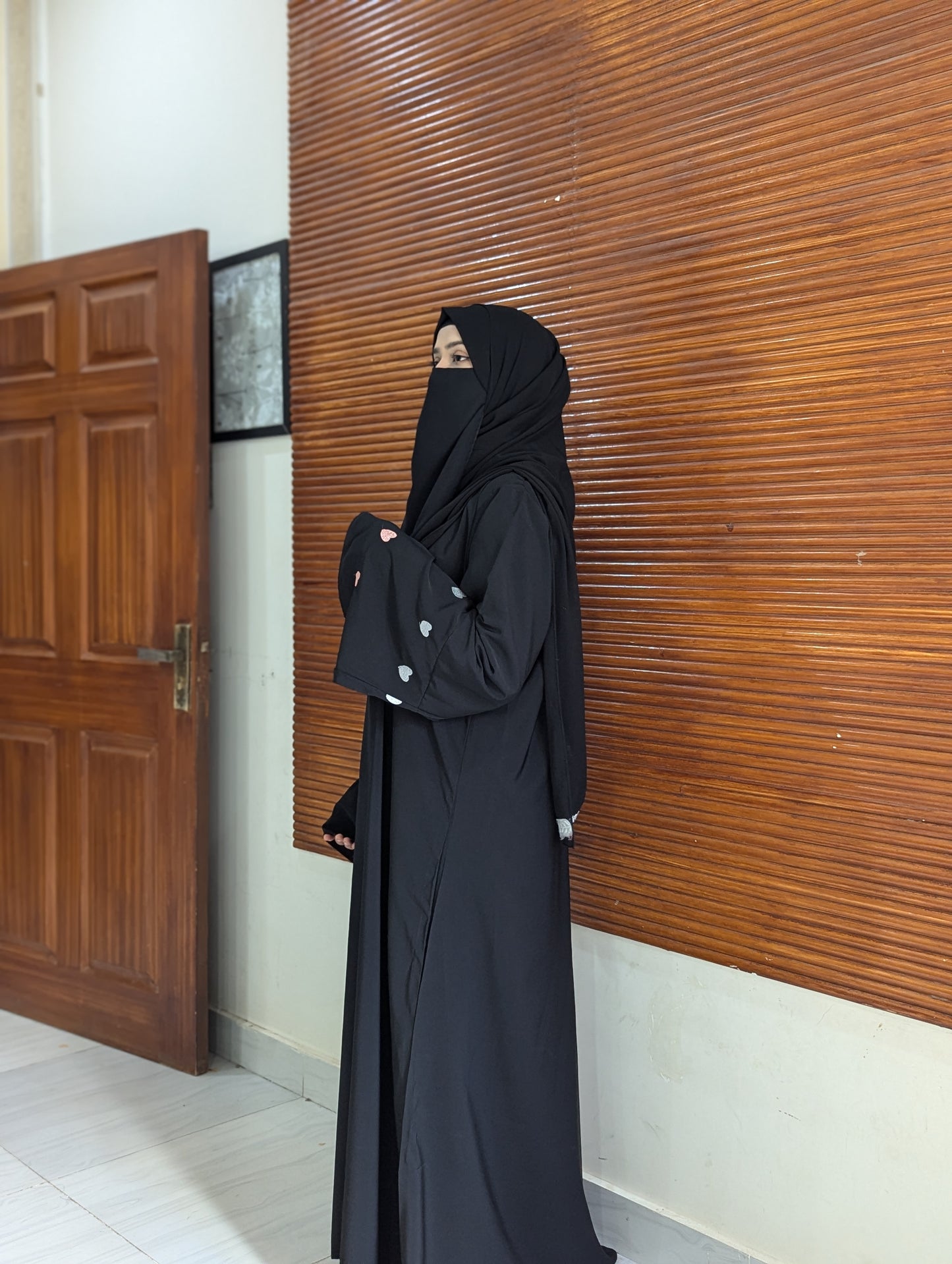 Heart Sleeve Abaya π