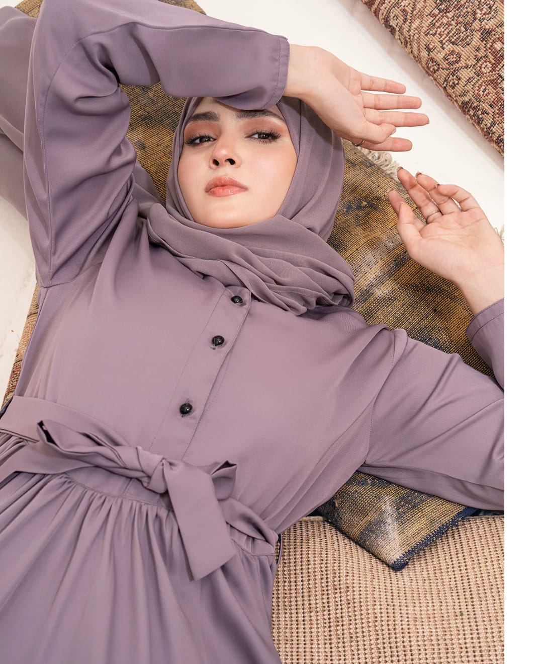 Light Purple Eleganance Abaya ✨