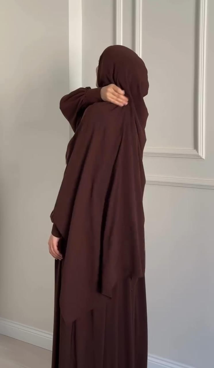 Almondie Abaya With Staller π°