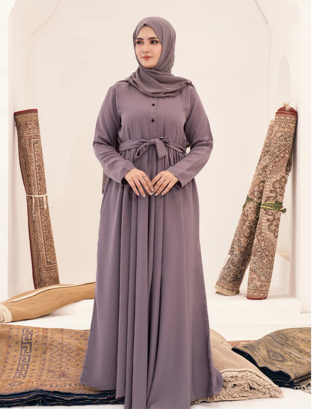 Light Purple Eleganance Abaya ✨