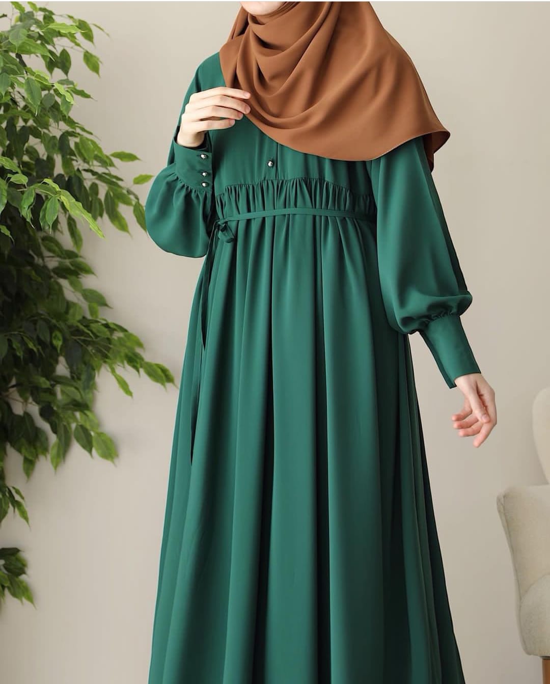 Green Attire Abaya