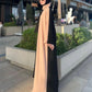 Elegant Dual Colour Abaya ✨