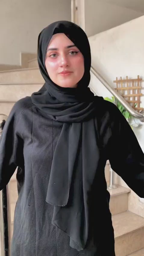 Irani Front Open Chadar Abaya