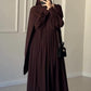 Almondie Abaya With Staller 🌰