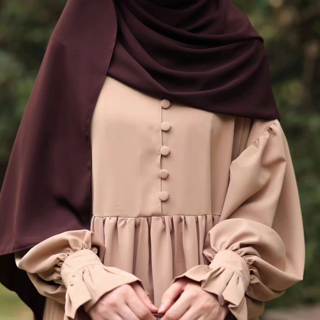 Brown Badaami Abaya ✨