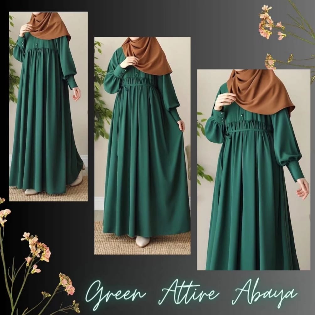 Green Attire Abaya