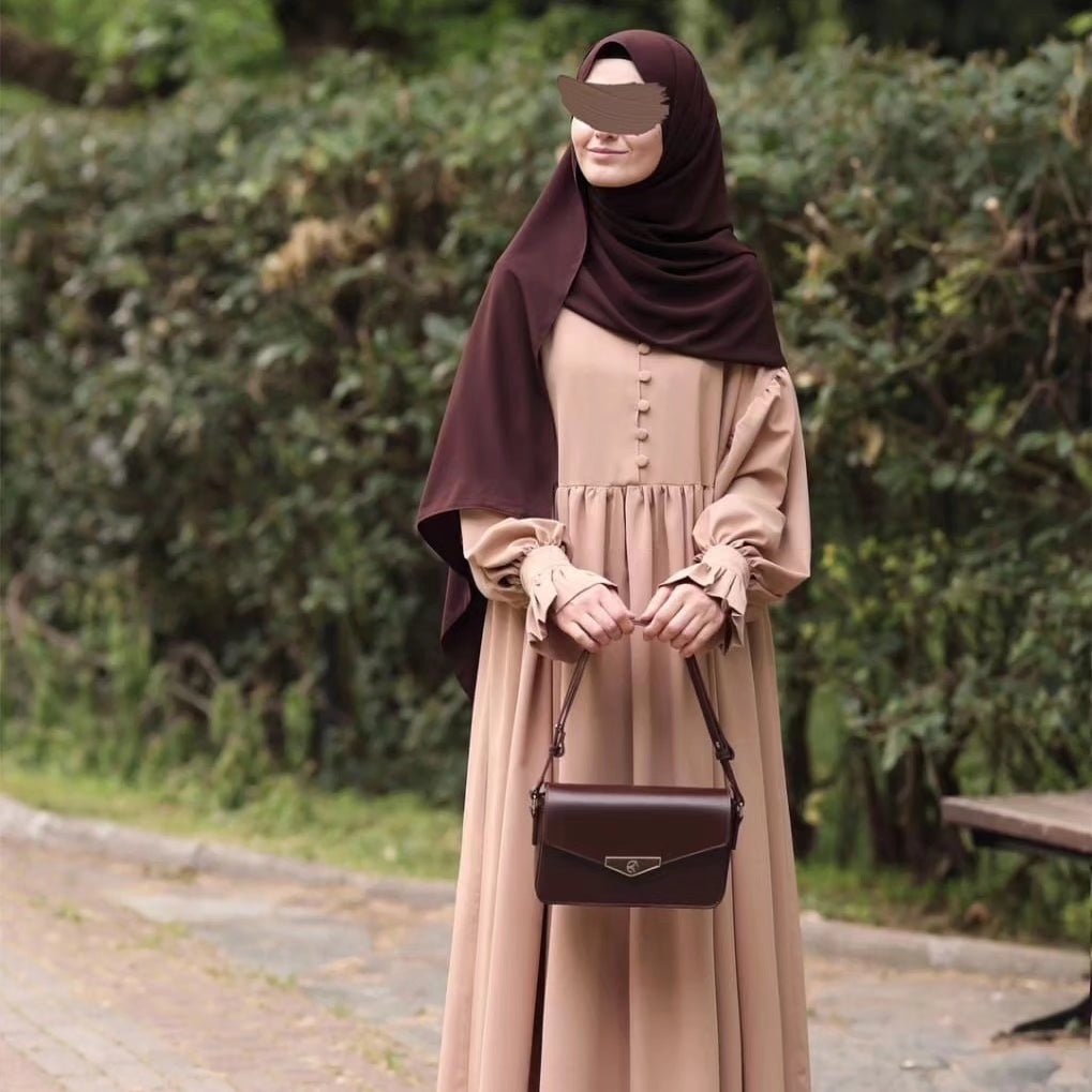 Brown Badaami Abaya ✨