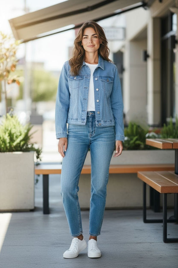 Classic Ladies Denim Jacket 🧥
