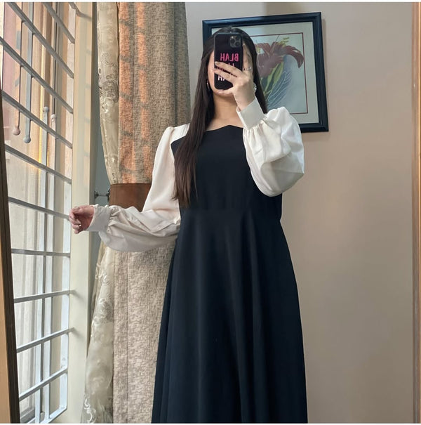 Black White Elegant Maxi 🌙