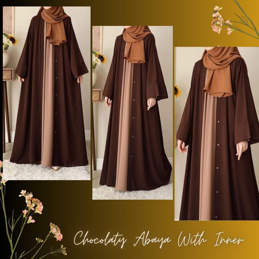 Chocolaty Inner Abaya