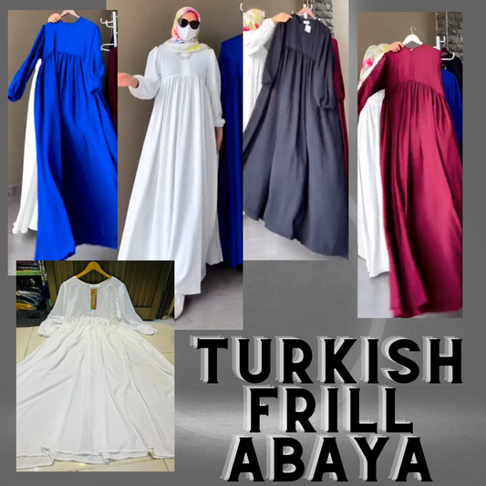 Turkish Frill Abaya